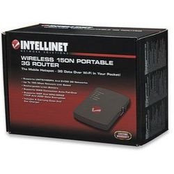 Intellinet , Wireless 150N 3G Portable Router with Integrated USB 2.0 port for UMTS/HSDPA and EVDO 3G... Router Image