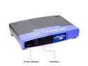 Linksys EZXS88W 10/100Mbps Switch Router Image