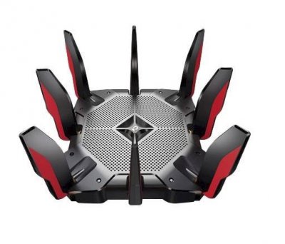 TP-Link Archer AC5400 Tri-Band Wi-Fi Router - Black/Red Router Image