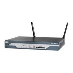 Cisco 1801 Integrated Services Router - Router + 8-port switch - DSL - EN Fast EN - Cisco IOS Advanc... Wi Router Image
