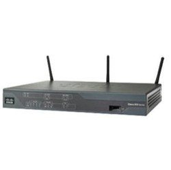 Cisco - 867W Wireless Integrated Services Router - 1 x ADSL2+ Network WAN, 4 x 10/100Base-TX Network... Router Image