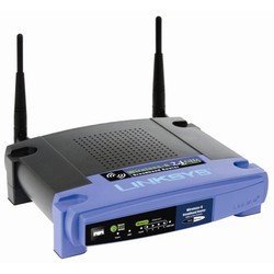 Cisco Linksys Wireless-G Broadband Router with SpeedBooster WRT54GS - Wireless router + 4-port switch - Et Router Image