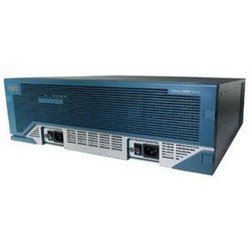 Cisco 3845 W/ PVDM2-64 NME-CUE 35 CME/CUE/PH LIC ADV IP (C3845-35UC-VSEC/K9) Router Image