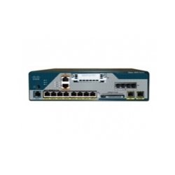 Cisco 1861 WLAN 8U SRST CME CUE 4FXS 2BRI 8XPOE (C1861W-SRST-C-B/K9) Wireless Router Image