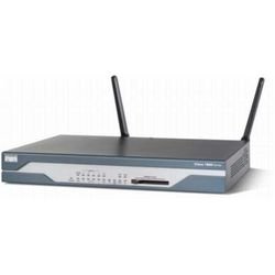 Cisco 1801W Integrated Services Router - Wireless router + 8-port switch - ISDN/DSL - EN Fast EN 802... Router Image