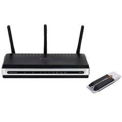 D-link DKT-410 Wireless N Start-Up Kit - WiFi 802.11n Router + WiFi 802.11n USB 2.0 Adapter Router Image
