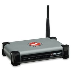 IC Intracom Intellinet, Wireless-N 150 Mbps Router with 4-Port Switch, 524445 Router Image