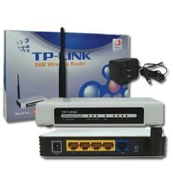 TP-Link Cable/DSL 802.11g 54m Wireless 4 Ports Network Router (885480087679) Router Image