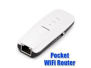 Tut Systems Travel Mini Pocket USB Wireless WLAN WiFi Router AP Client Repeater Adapter 150M Router Image