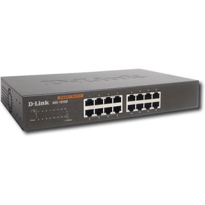 D-Link 16-Port 10/100/1000 Gigabit Ethernet Switch Router Image
